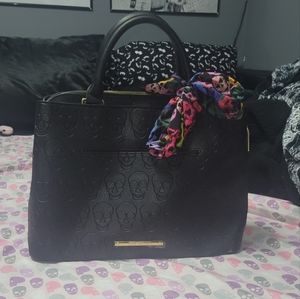 Betsey johnson skull purse